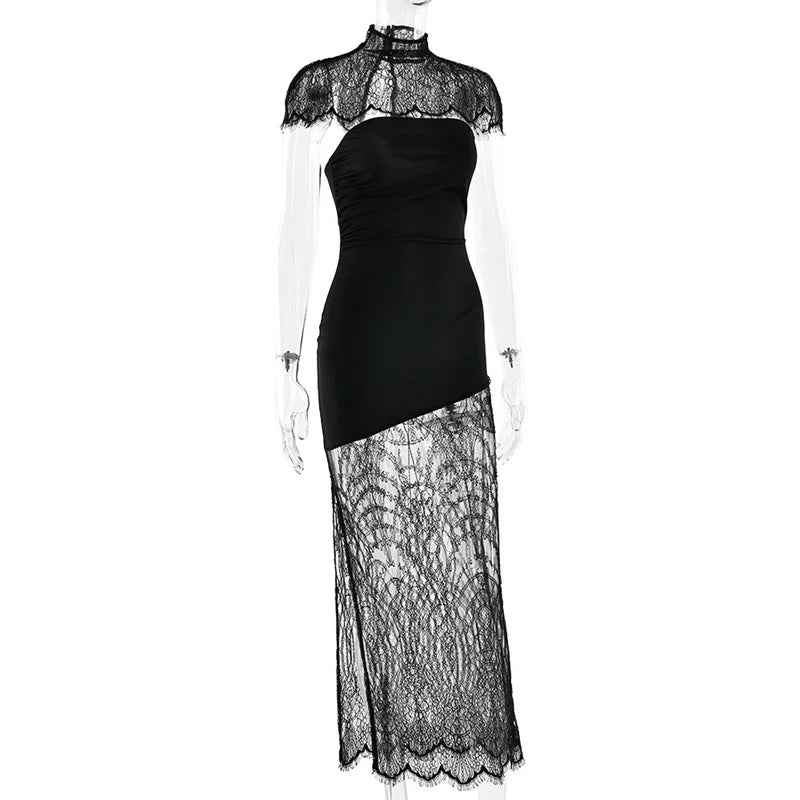 Ursula Lace Backless Mini Dress