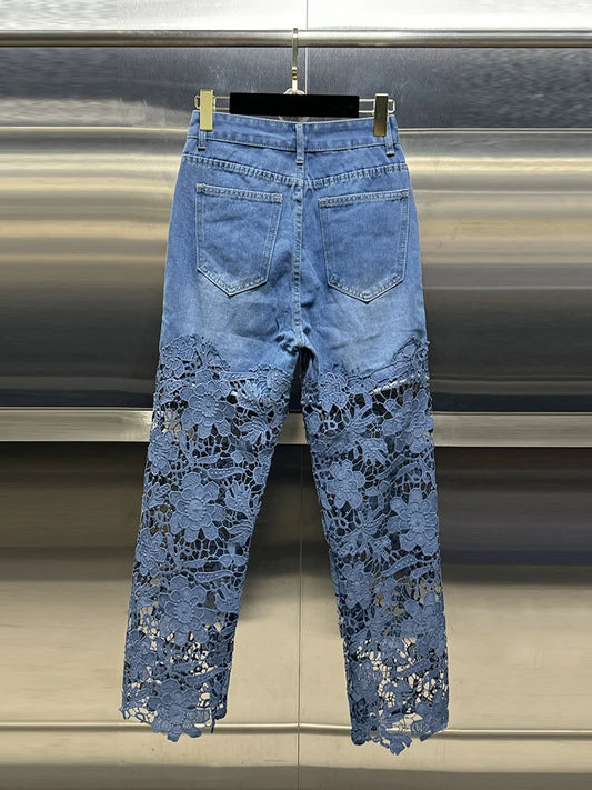 Lace Jeans