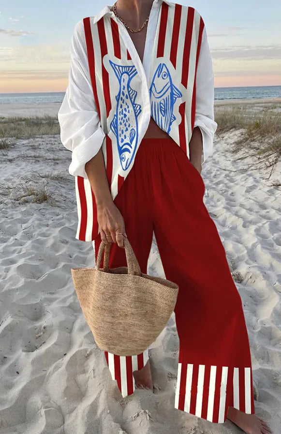 Alan Print Two Piece Set