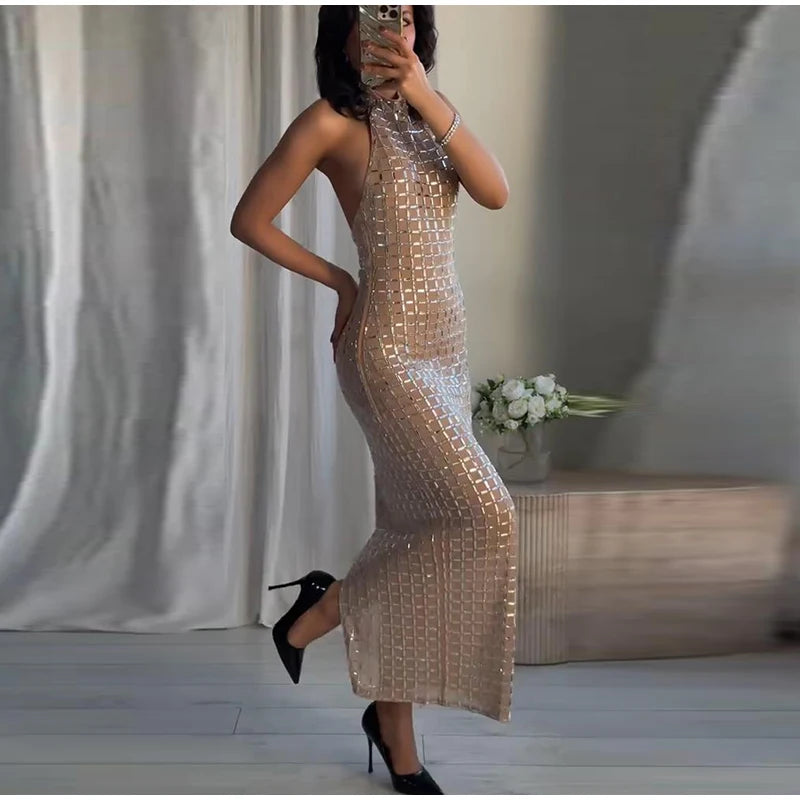 Edwina Rhinestone Dress