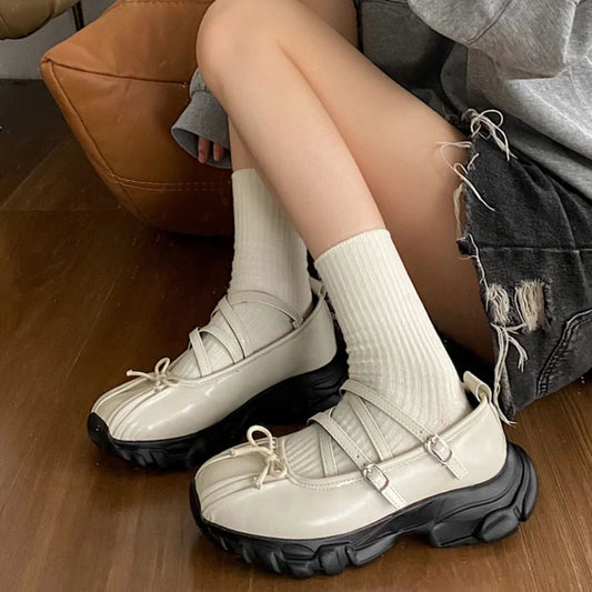 Mary Jane Sneakers Shoes