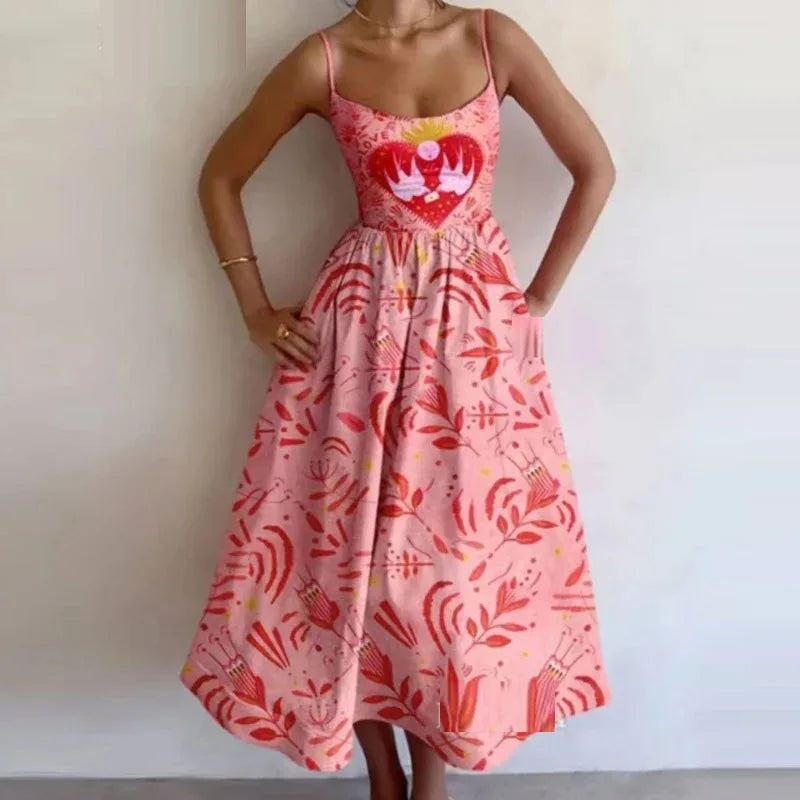 Graphic Print Dress