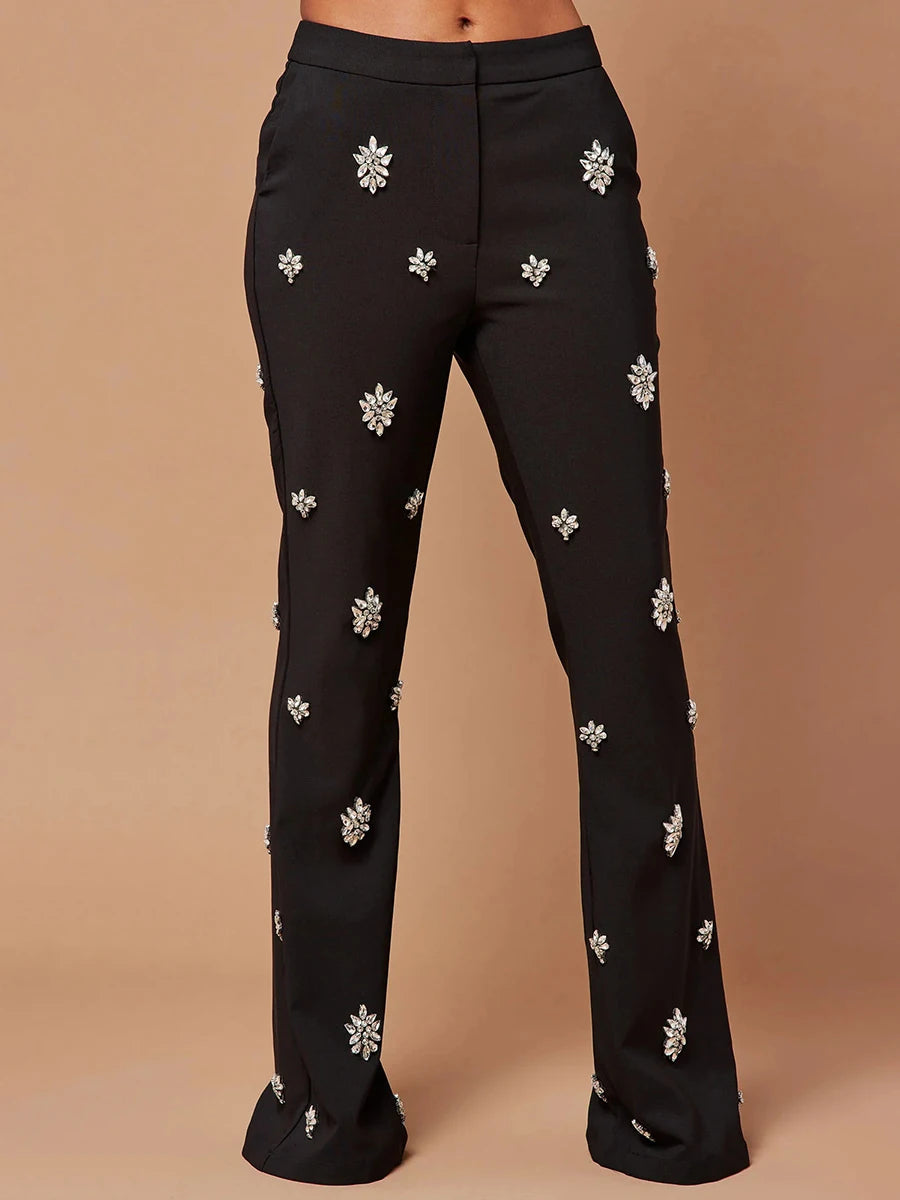 Two Piece Set with rhinestones