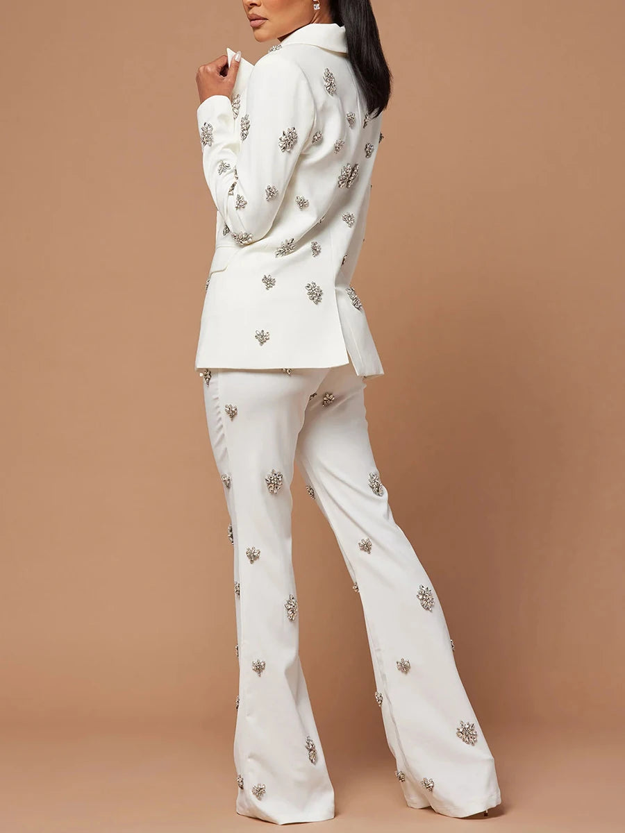 Two Piece Set with rhinestones