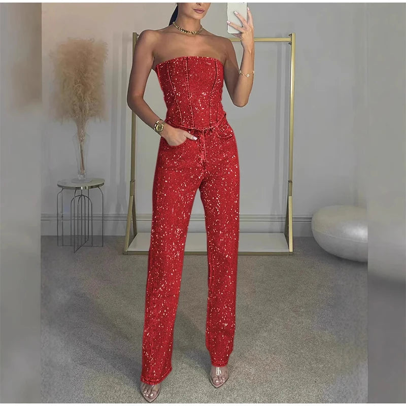 Diamond Jeans Set
