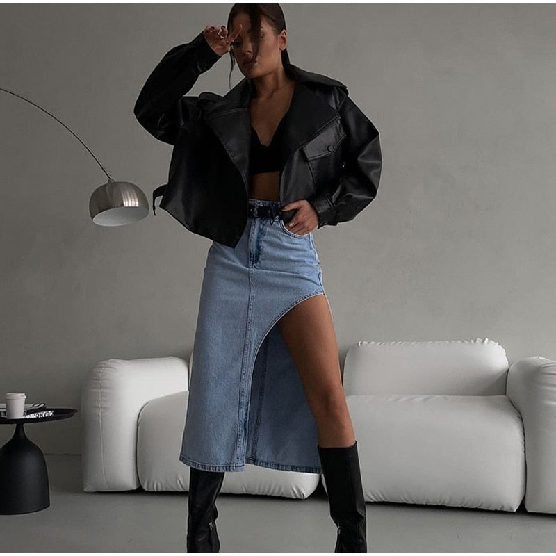 Side Split Skirt