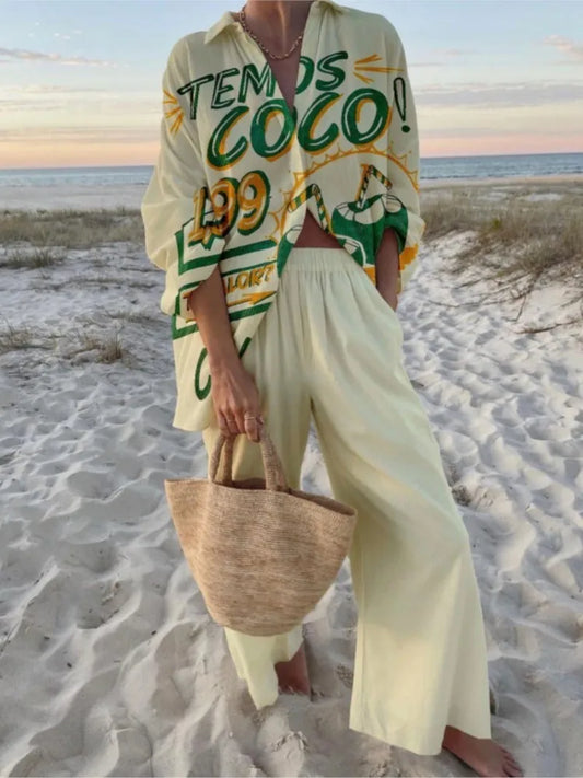 Alan Print Two Piece Set