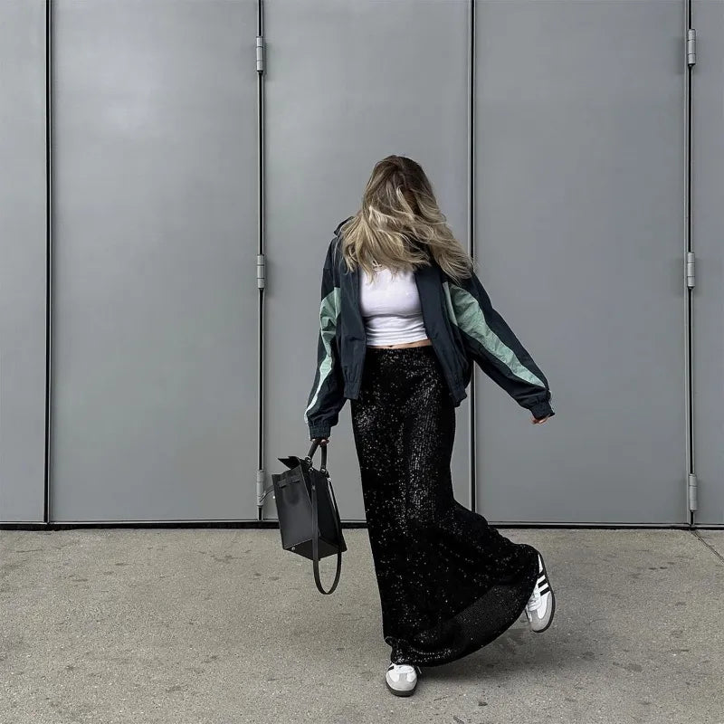 MARICIA Sequin Skirt