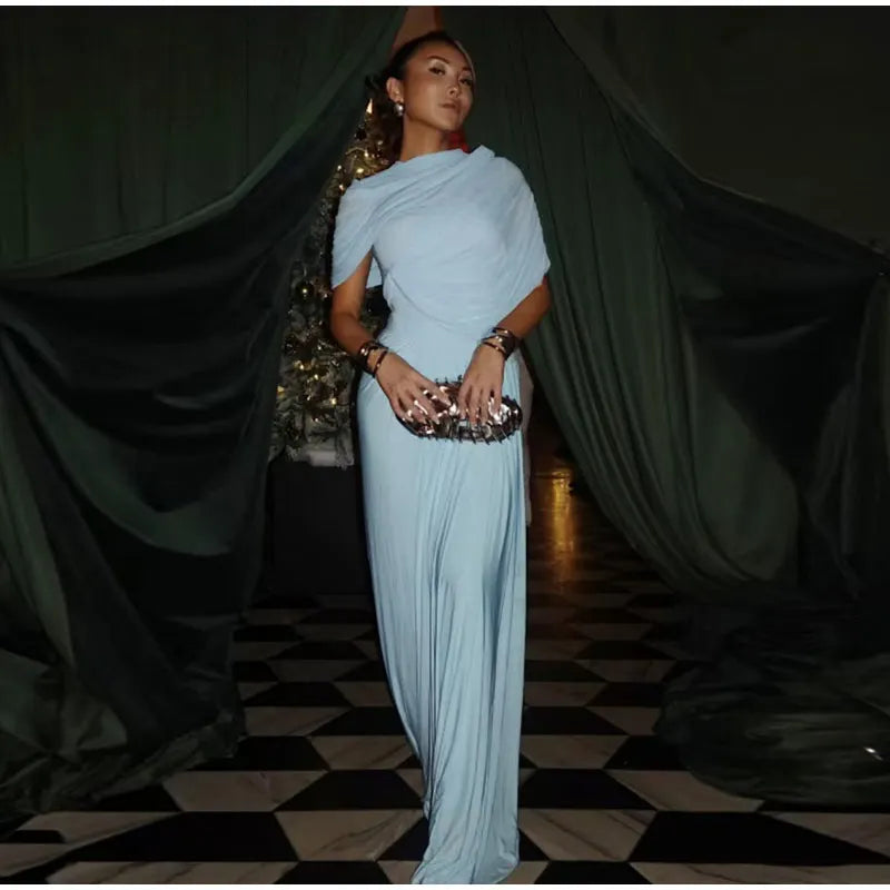 Asymmetrical Maxi Dress Women