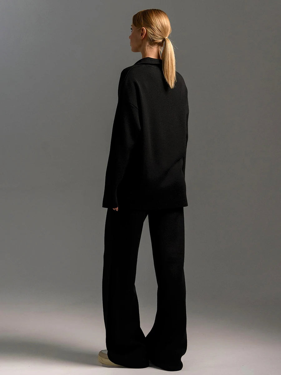 Daria Thick Knitted Suit