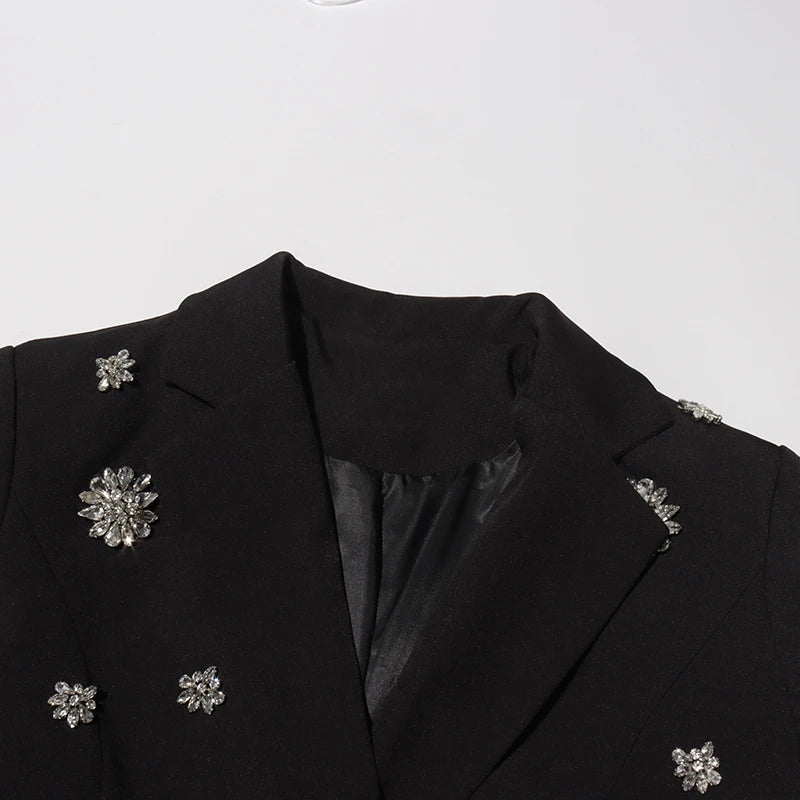 Two Piece Set with rhinestones