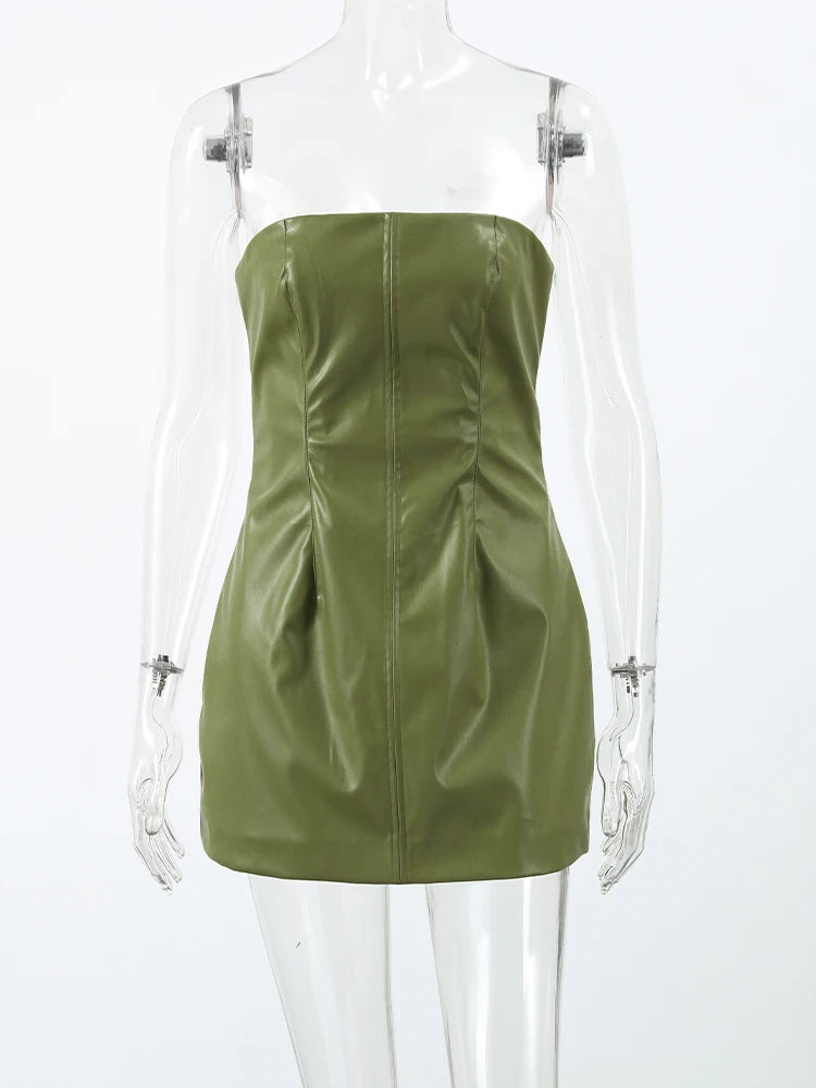 Leather Skirts Jackets Suit