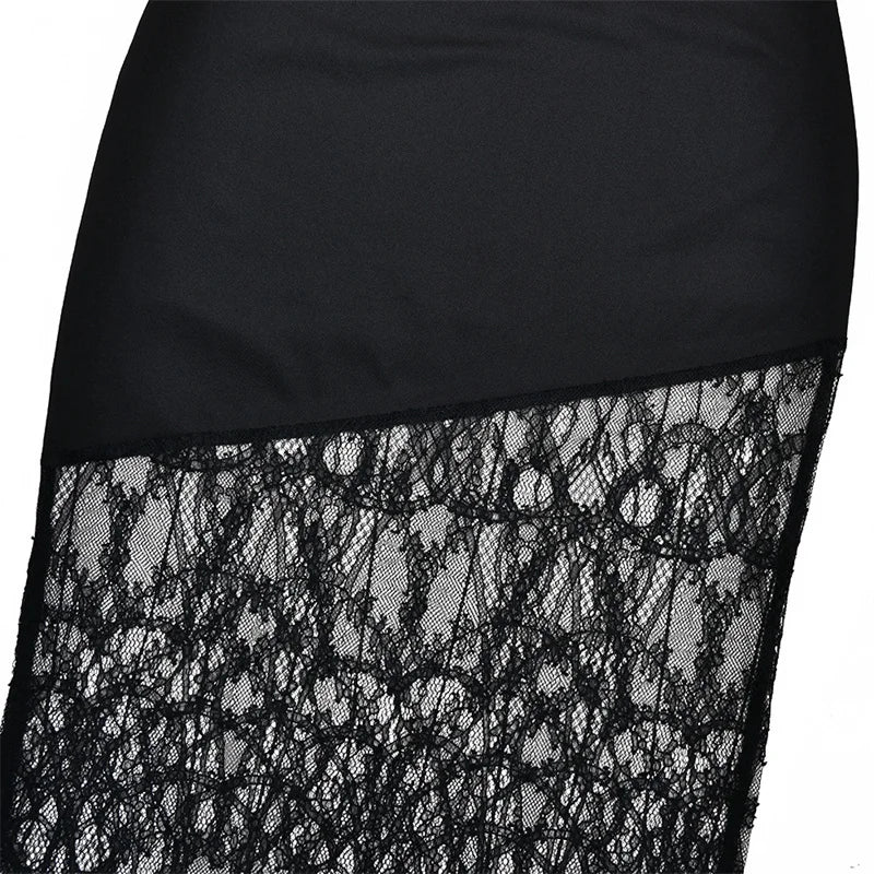 Ursula Lace Backless Mini Dress