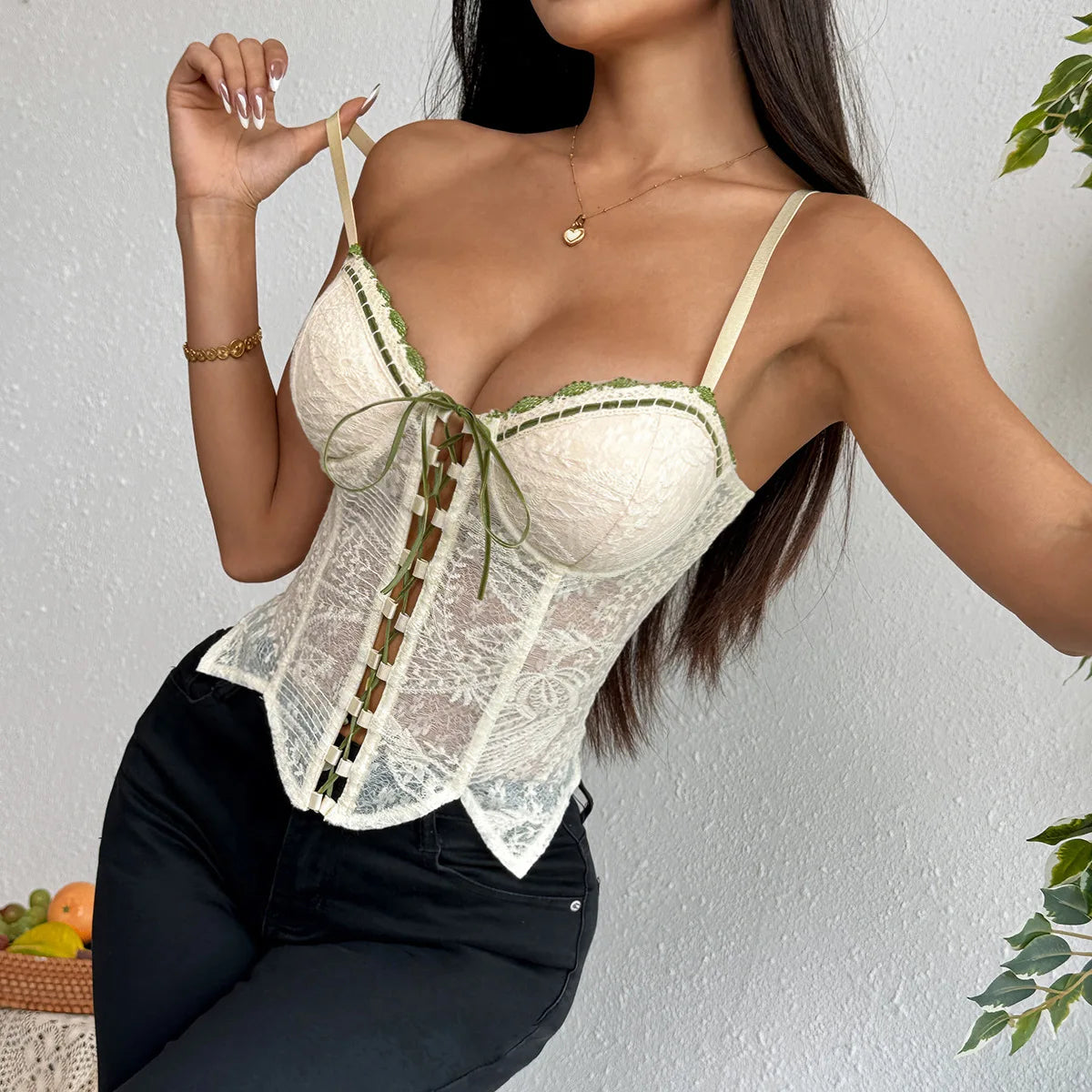 Olivia Lace Corset