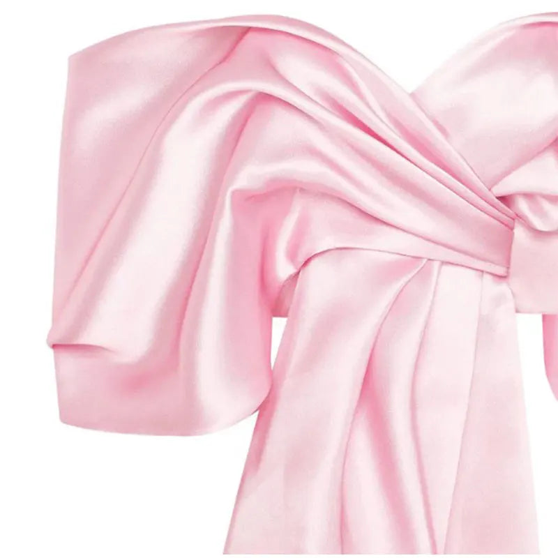 Pinky Satin Blouse