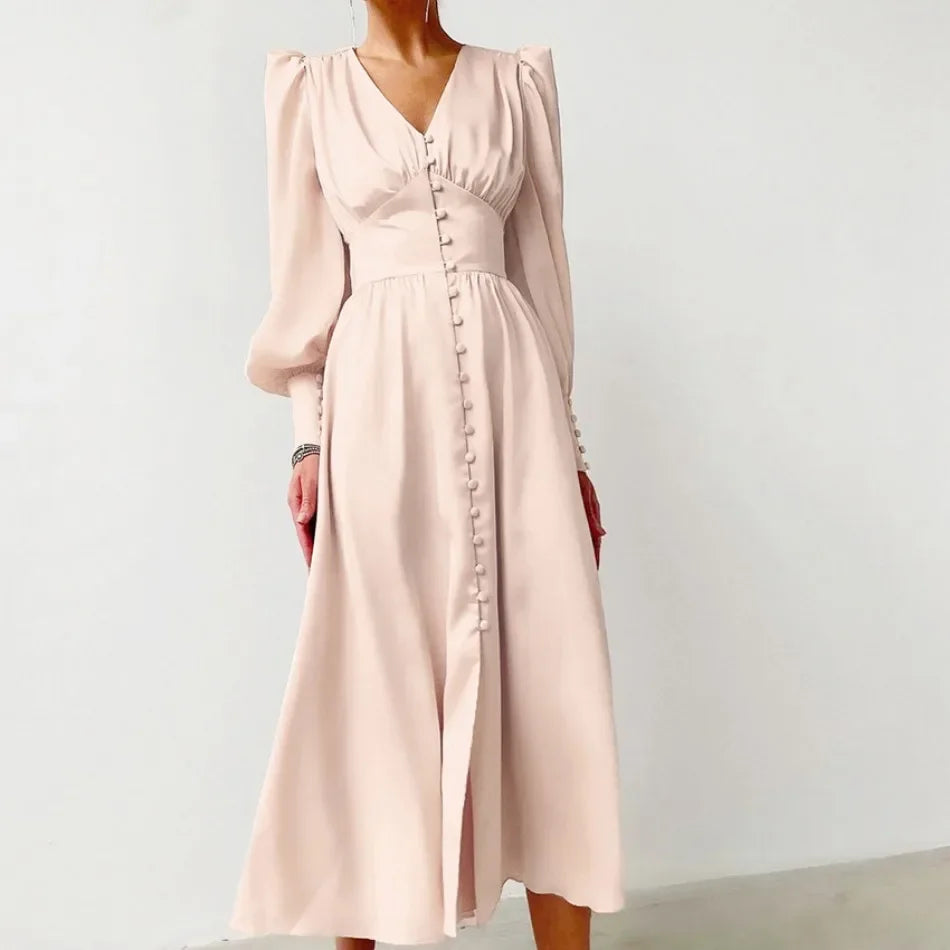 Khalesia Single Breasted Dress