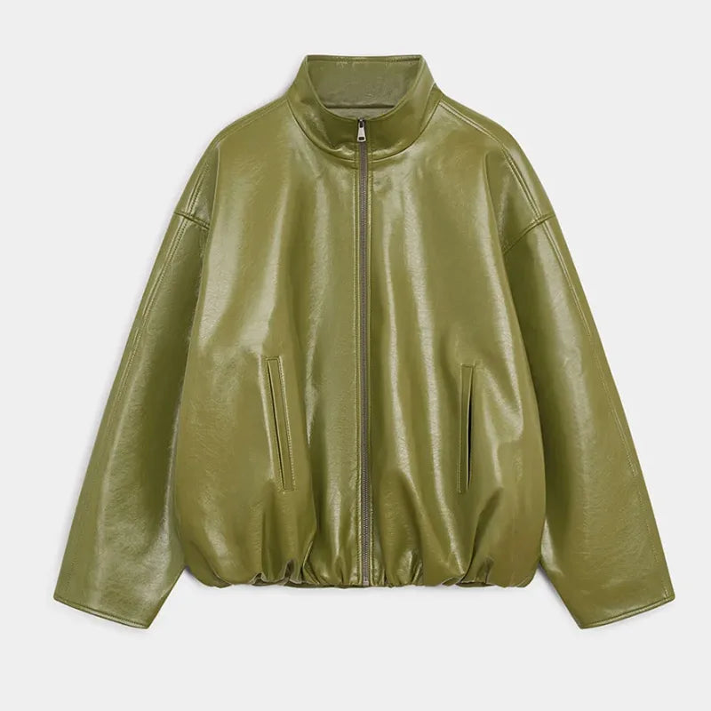 Leather Skirts Jackets Suit