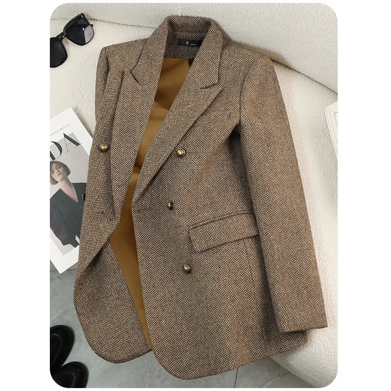 Shae Double-Breasted Blazer