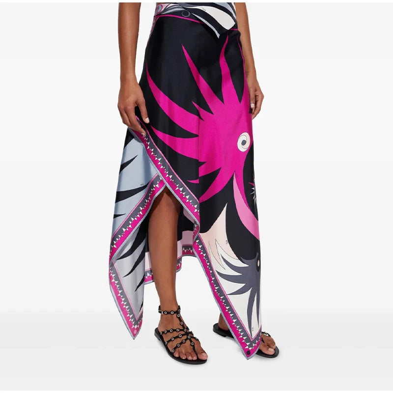 Punta Cana Satin Skirt Suits