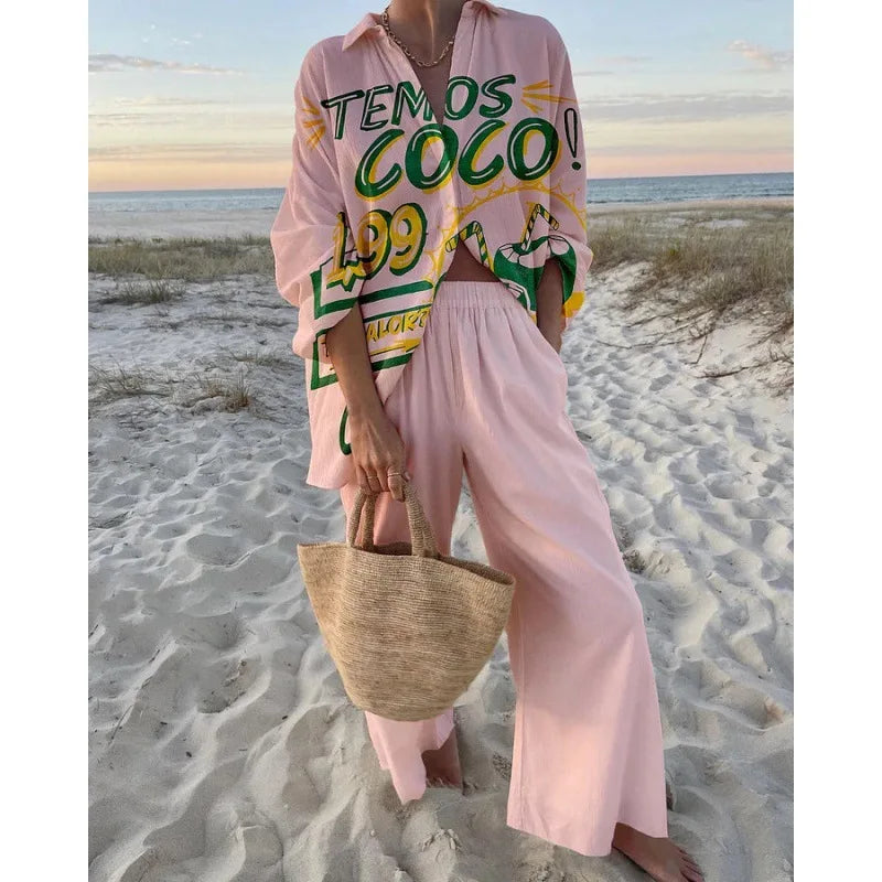 Alan Print Two Piece Set