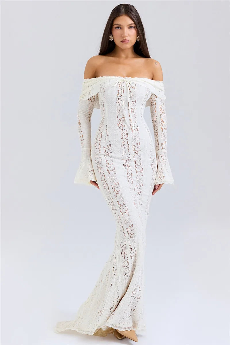 Amany Off-shoulder Maxi Dress