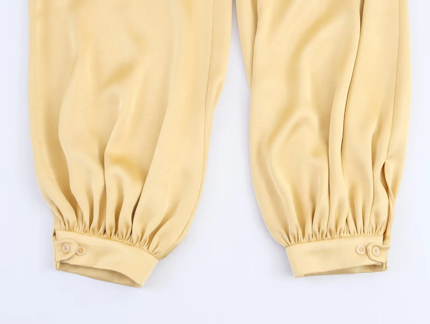 Satin Jogger Pants Set