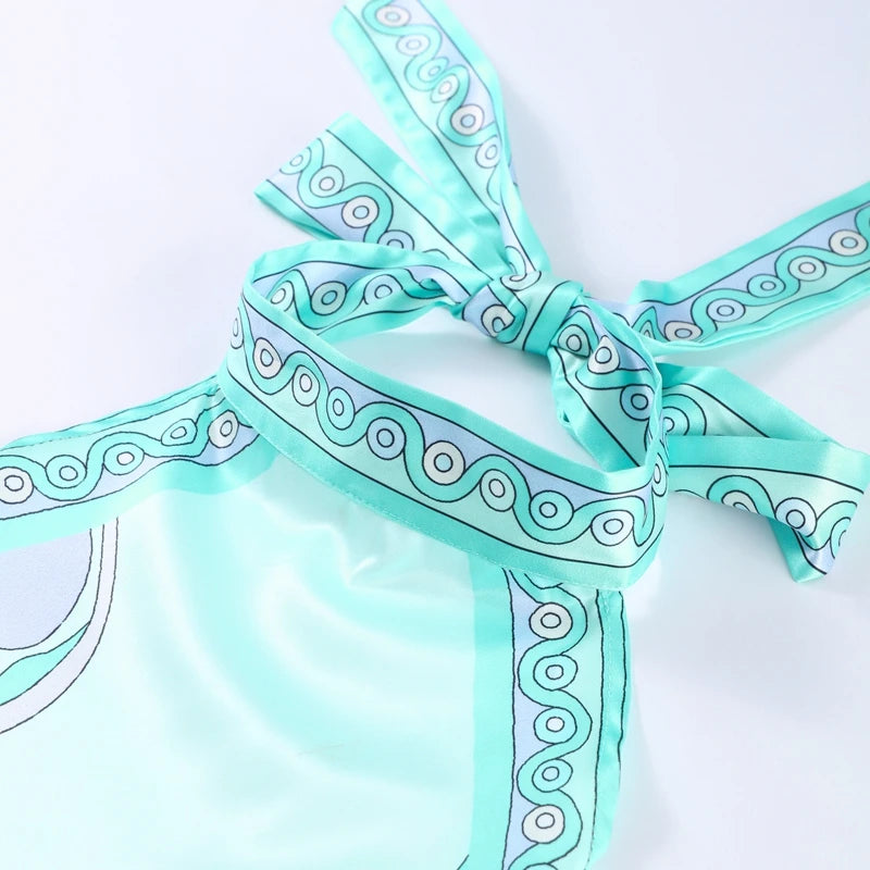 Punta Cana Satin Skirt Suits