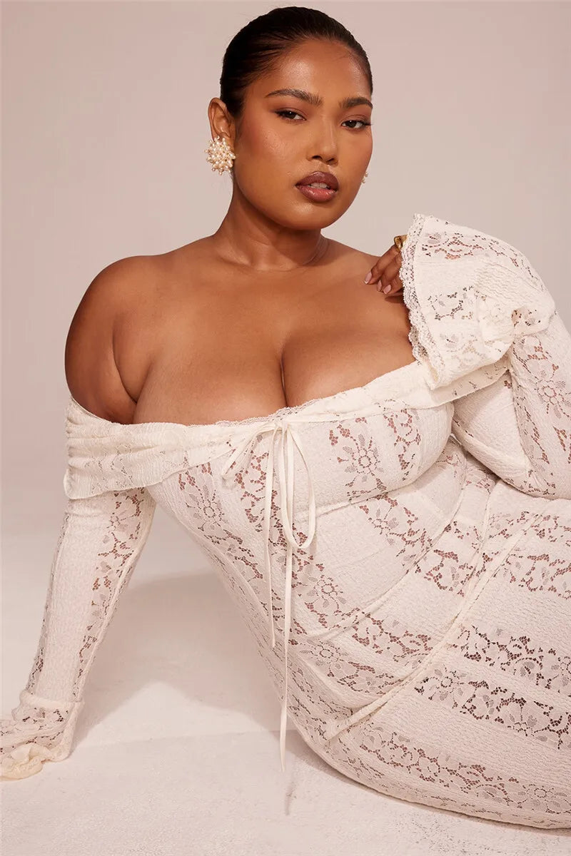 Amany Off-shoulder Maxi Dress