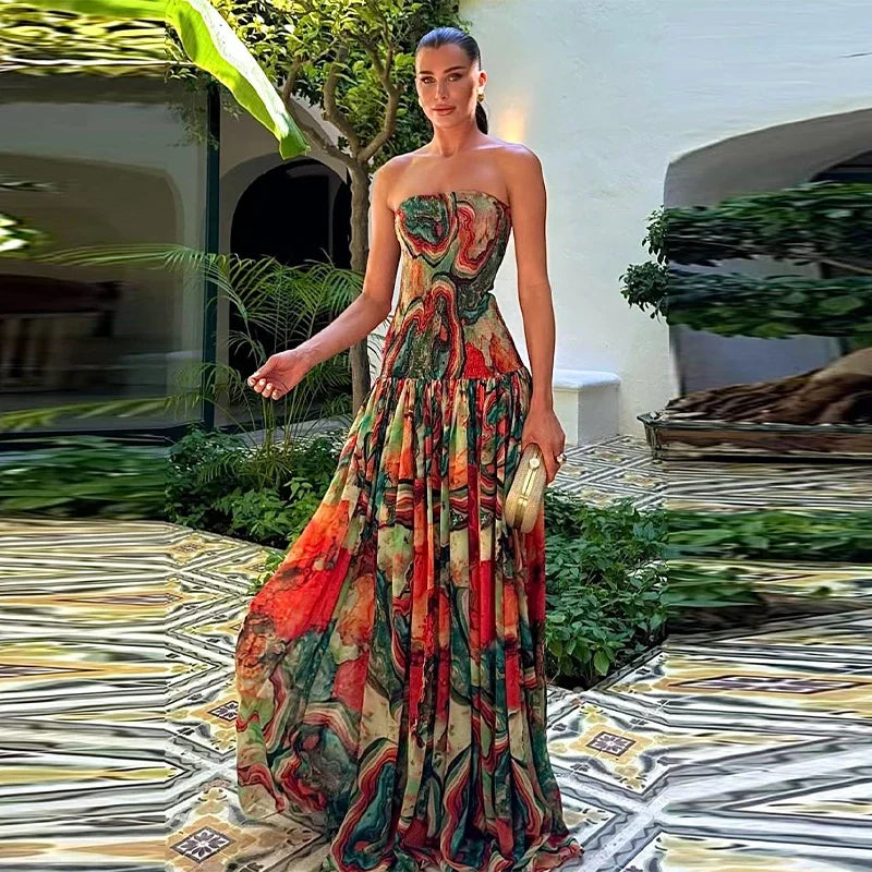 Aura Long Dress
