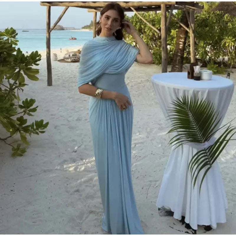 Asymmetrical Maxi Dress Women