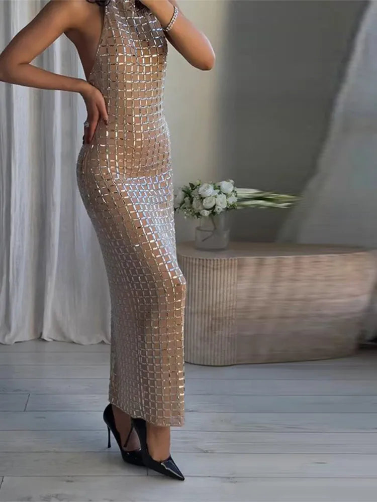 Edwina Rhinestone Dress