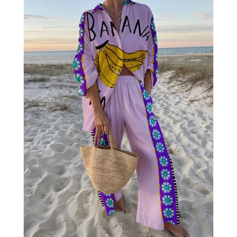 Alan Print Two Piece Set