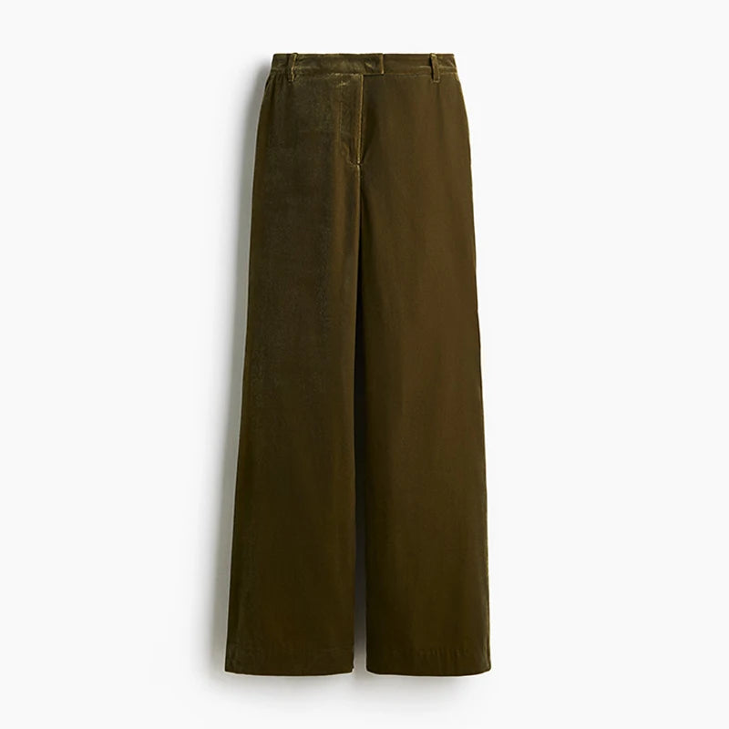 Velvet Blazer Pants Set