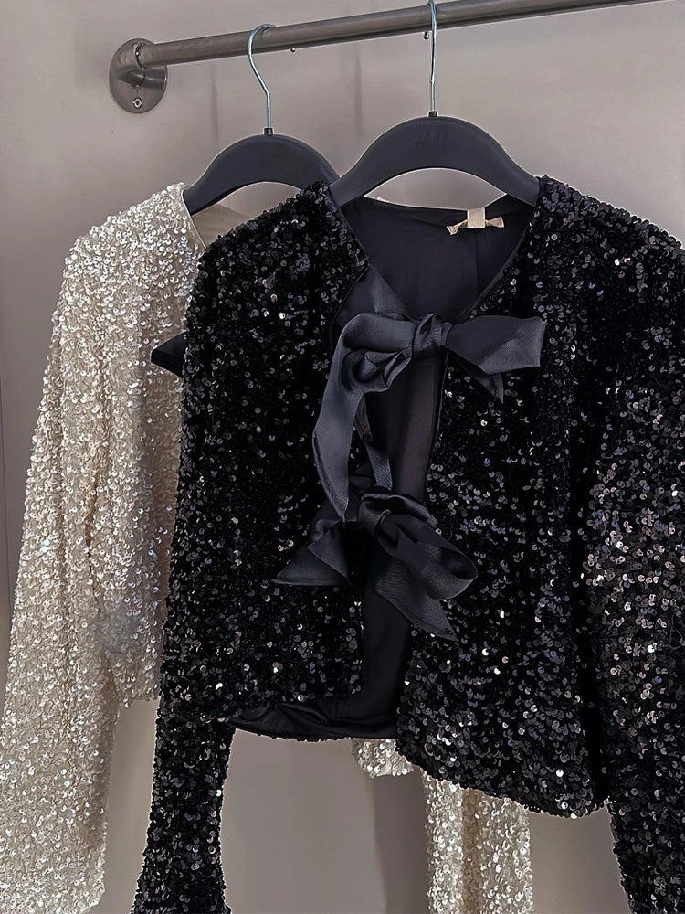 CINDY Holiday Tie-front Jacket