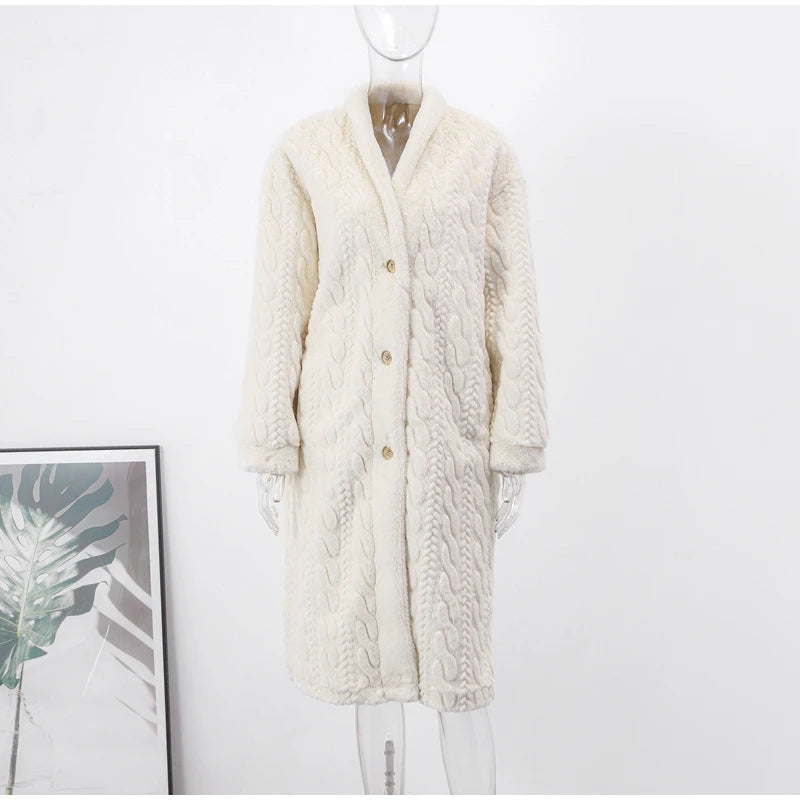 Monpell Faux Fur Coat