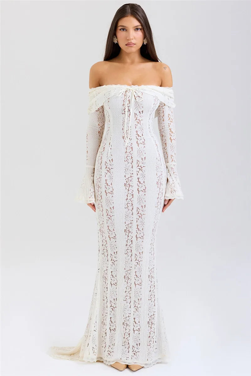 Amany Off-shoulder Maxi Dress