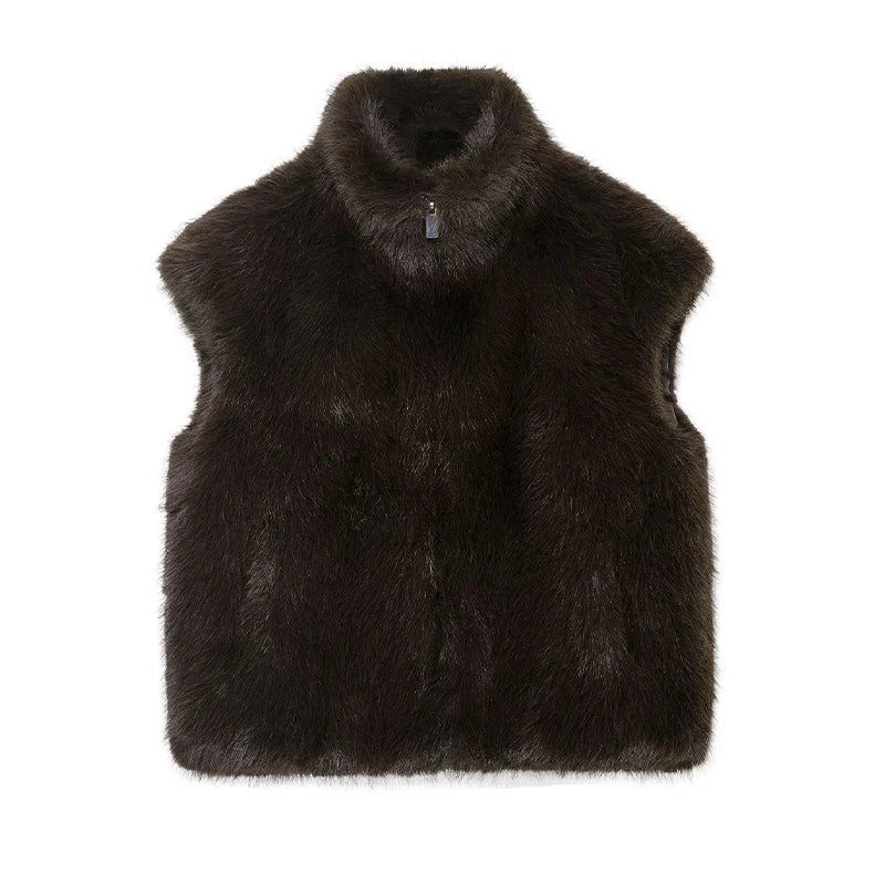 Fur Hooded Sweater