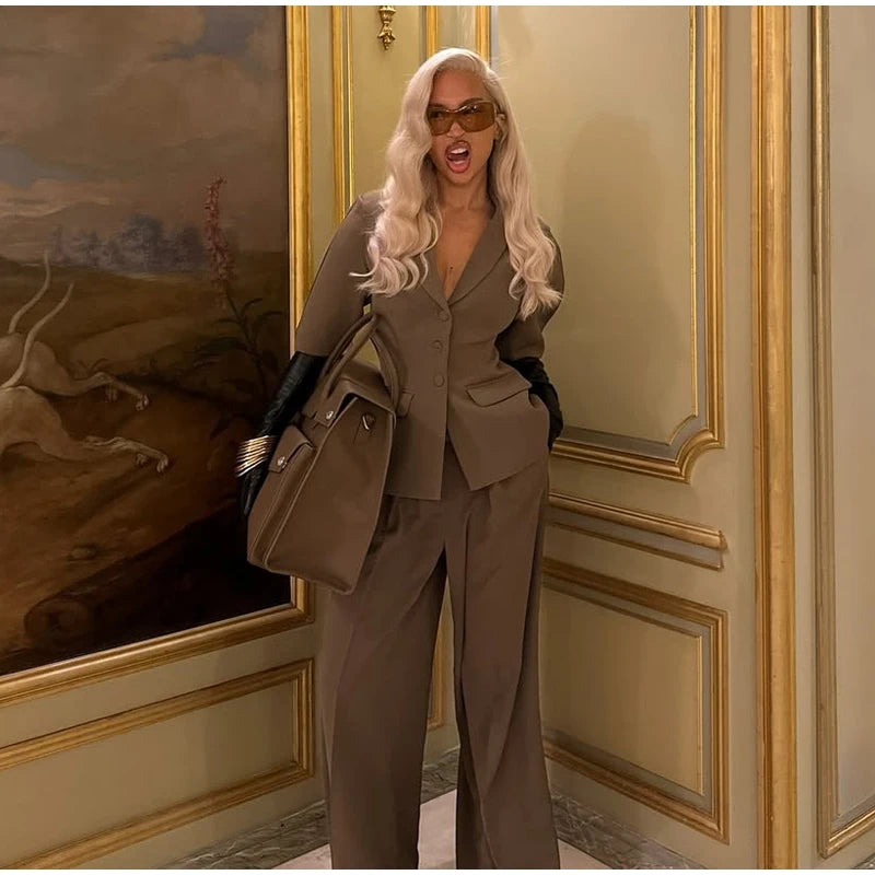 Sofi Blazer Wide Pants Set