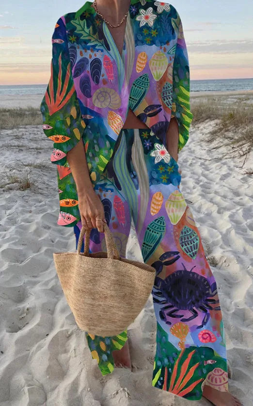 Alan Print Two Piece Set