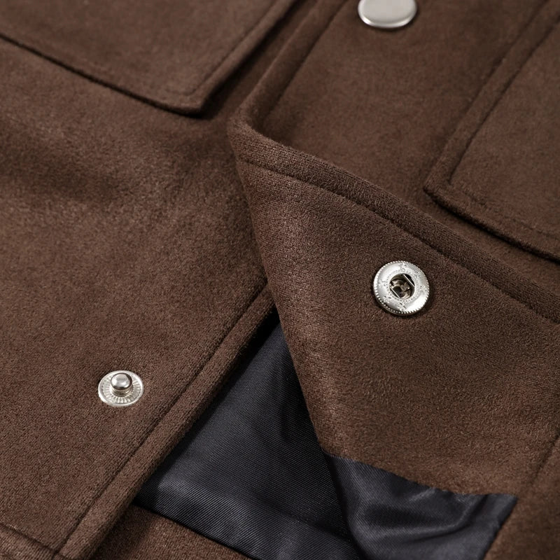 Retro Brown Suede Jackets