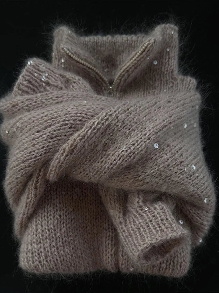 Sequin Knitted Cardigan