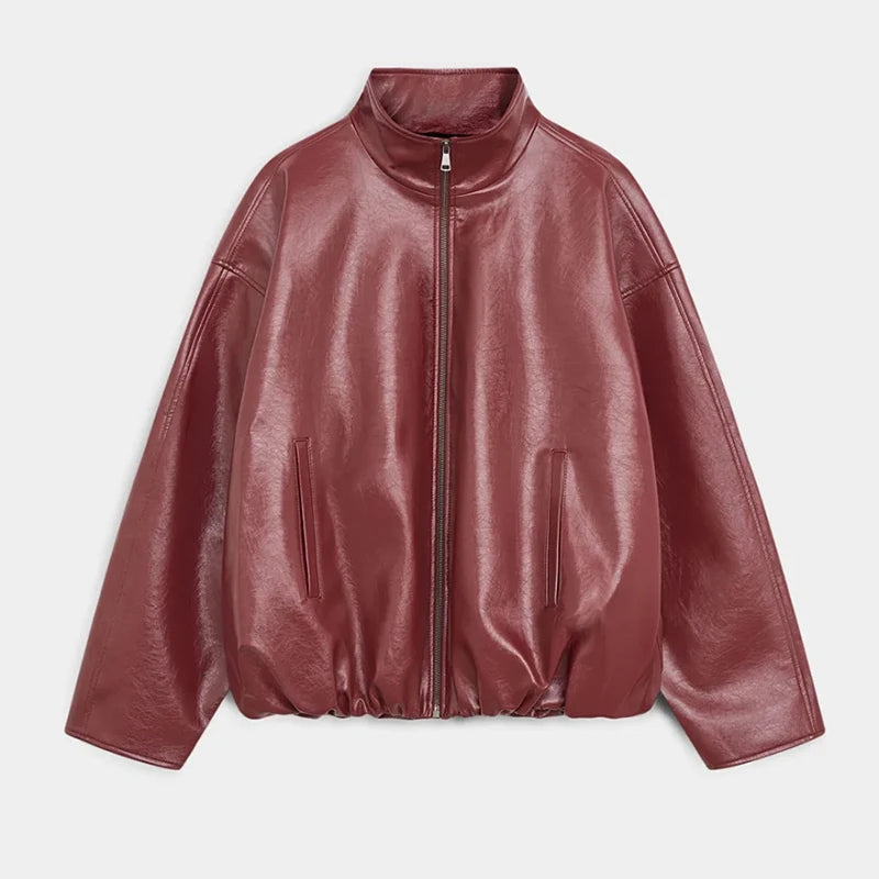 Leather Skirts Jackets Suit