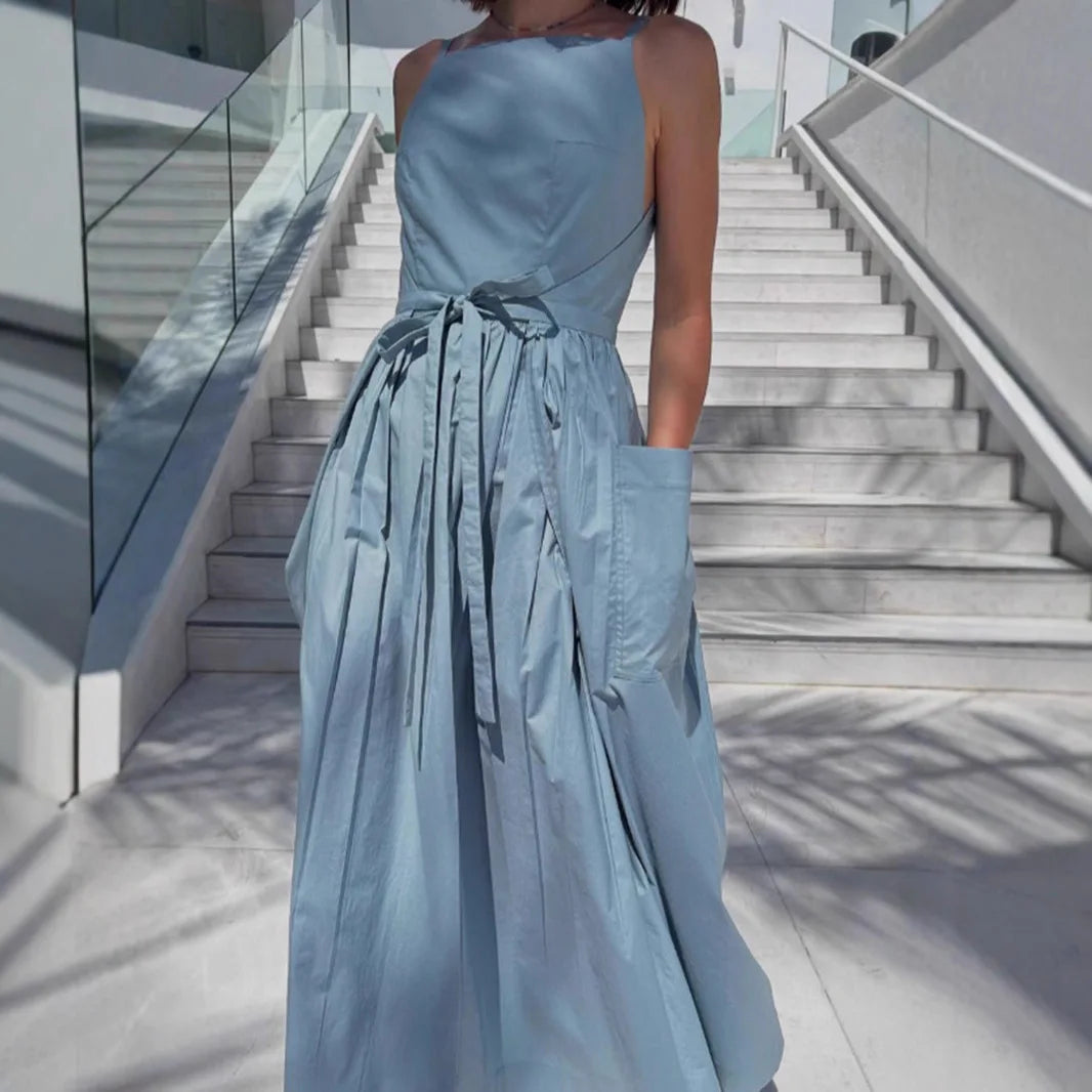 INDIANA Maxi Dress SKY BLUE / XXXL