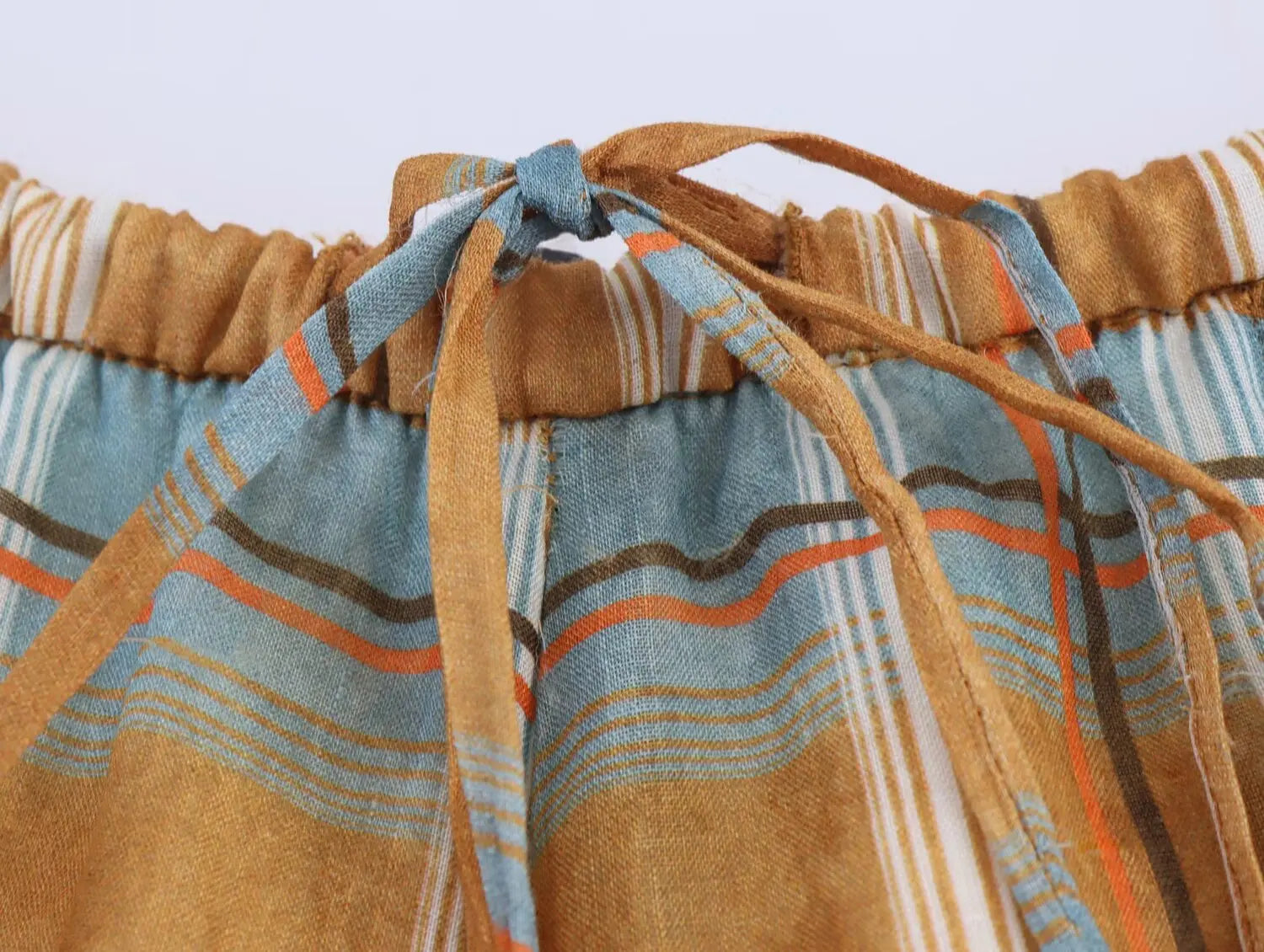 Plaid Printed Trousers