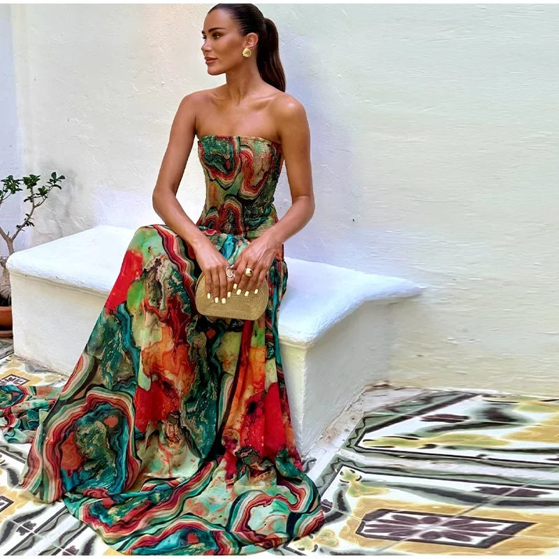 Aura Long Dress