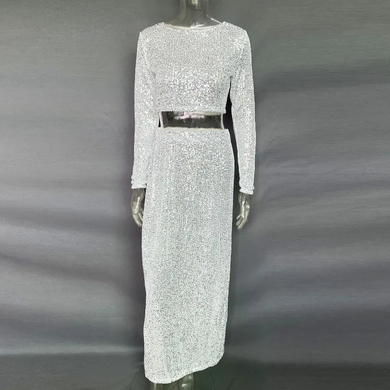 MARICIA Sequin Skirt