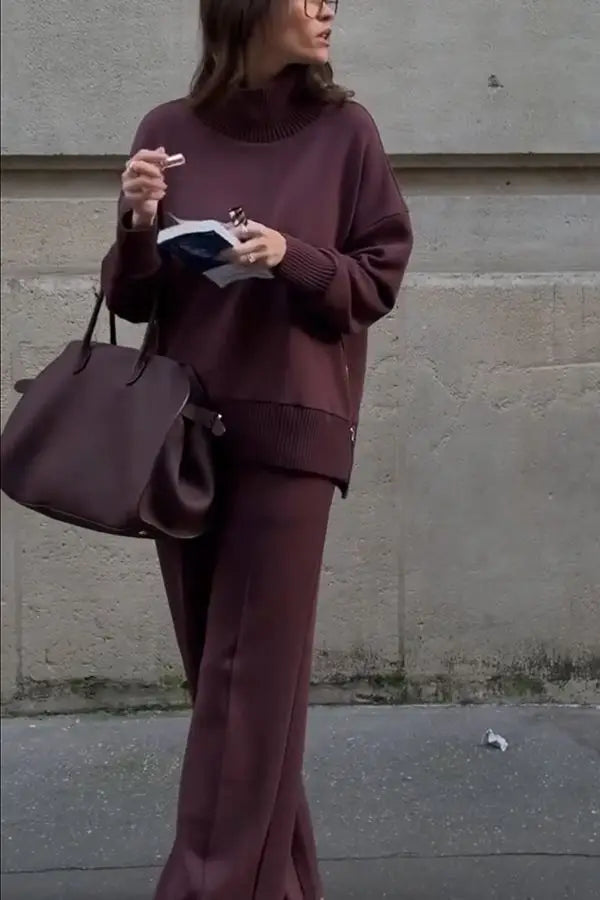 Casual Hoodie And Loose Pants