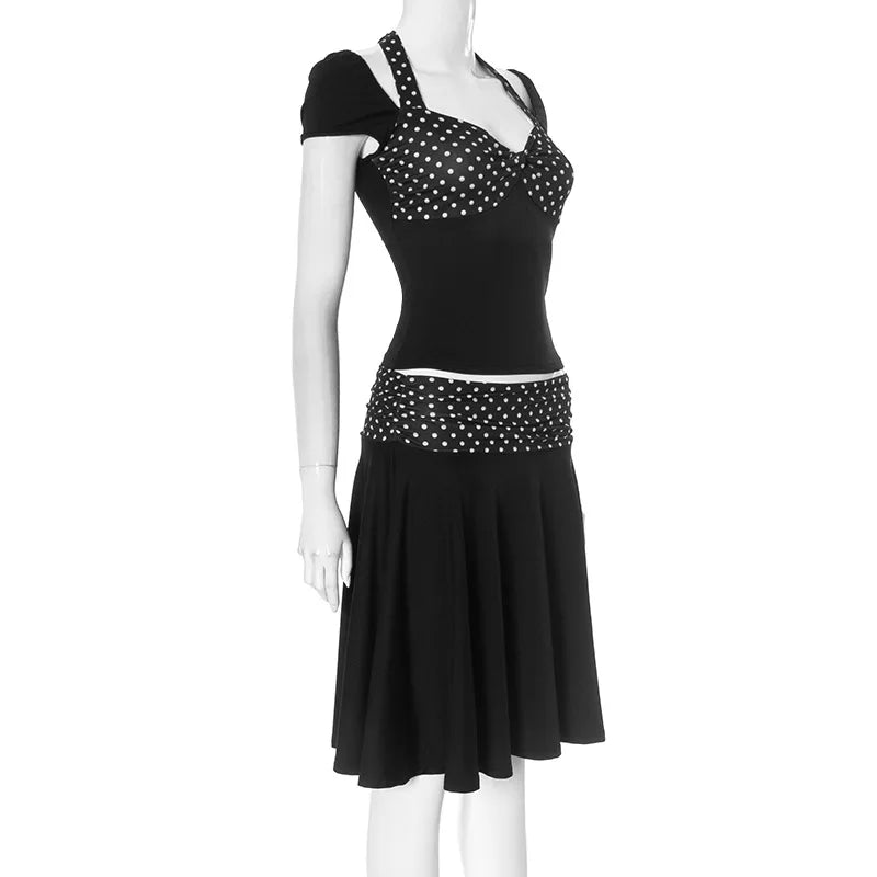 Polka Skirt Sets