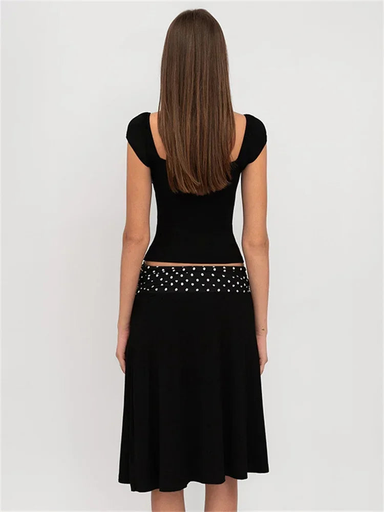Polka Skirt Sets