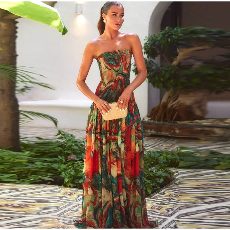 Aura Long Dress